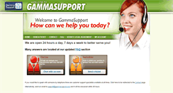 Desktop Screenshot of gammasupport.com